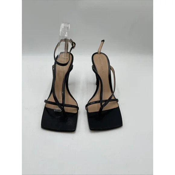 Women’s Bottega Veneta Stretch Leather Heeled Sandals Black Size 37 - Picture 2 of 6